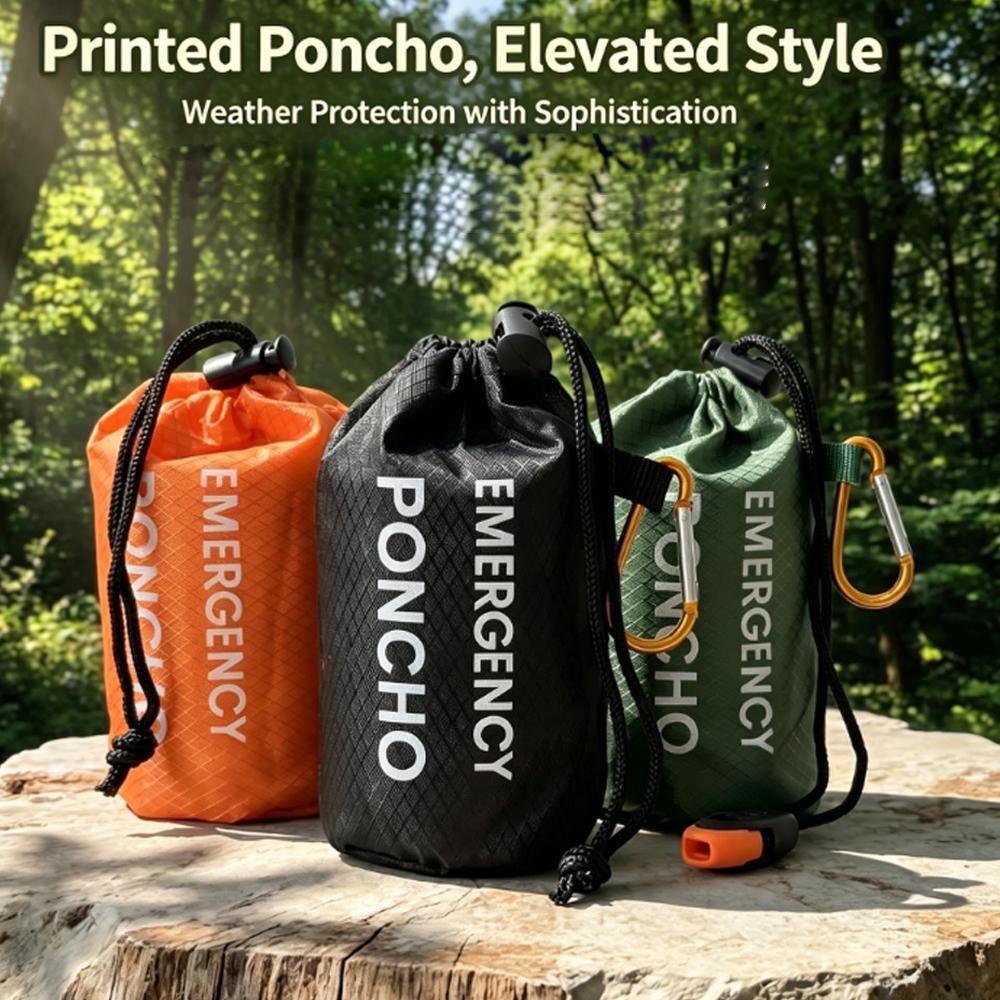 Portable Emergency Rain Poncho - Emergency Poncho Rain ulasan dan harga