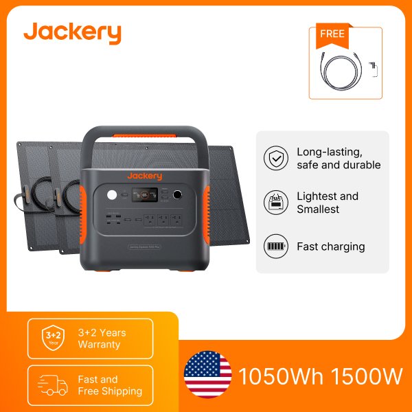 Jackery E1000AC 1050Wh Portabl - Solar Emergency Charger ulasan dan harga