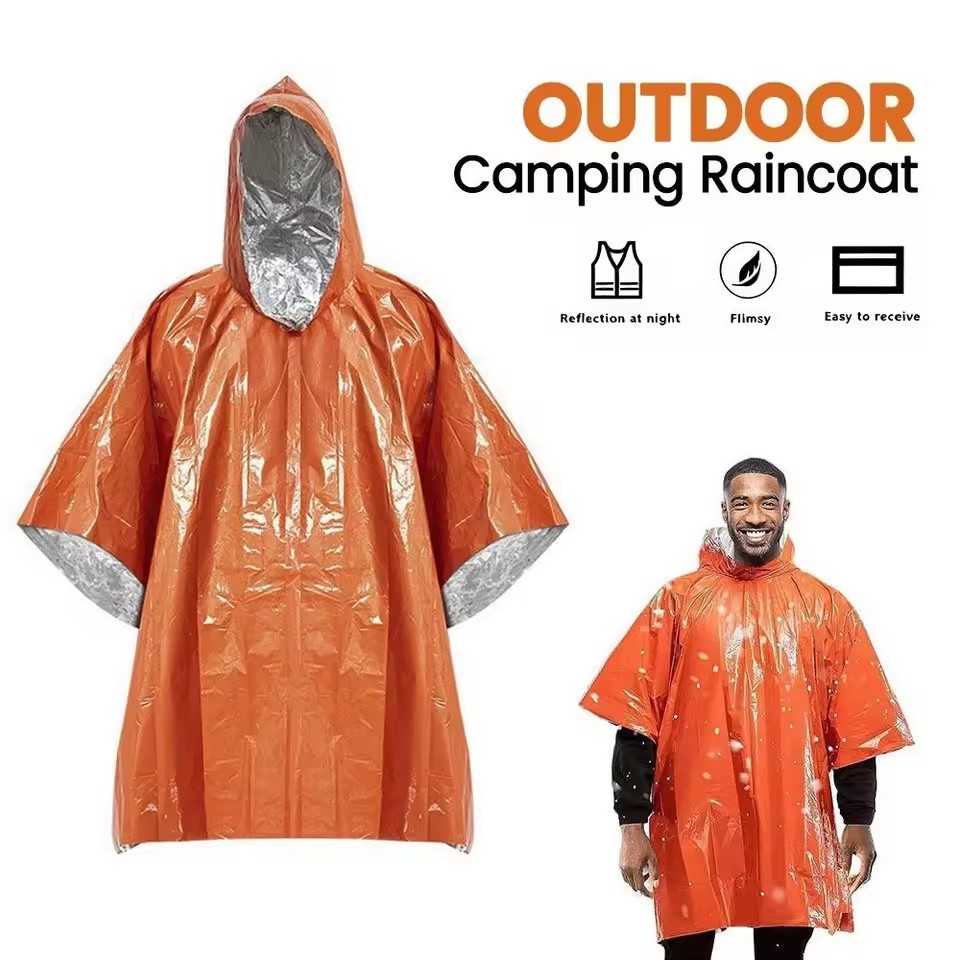 1Pc/2Pcs Emergency Rain Poncho - Emergency Poncho Rain ulasan dan harga