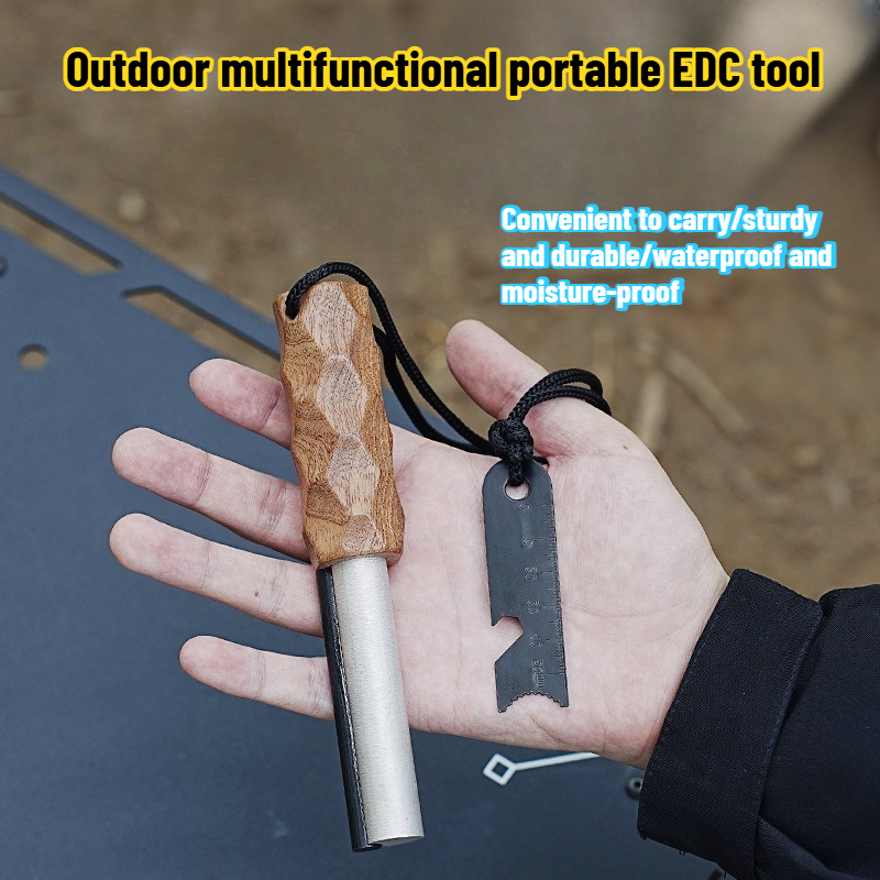Shabili Wooden Handle Outdoor  - Magnesium Fire Starter ulasan dan harga